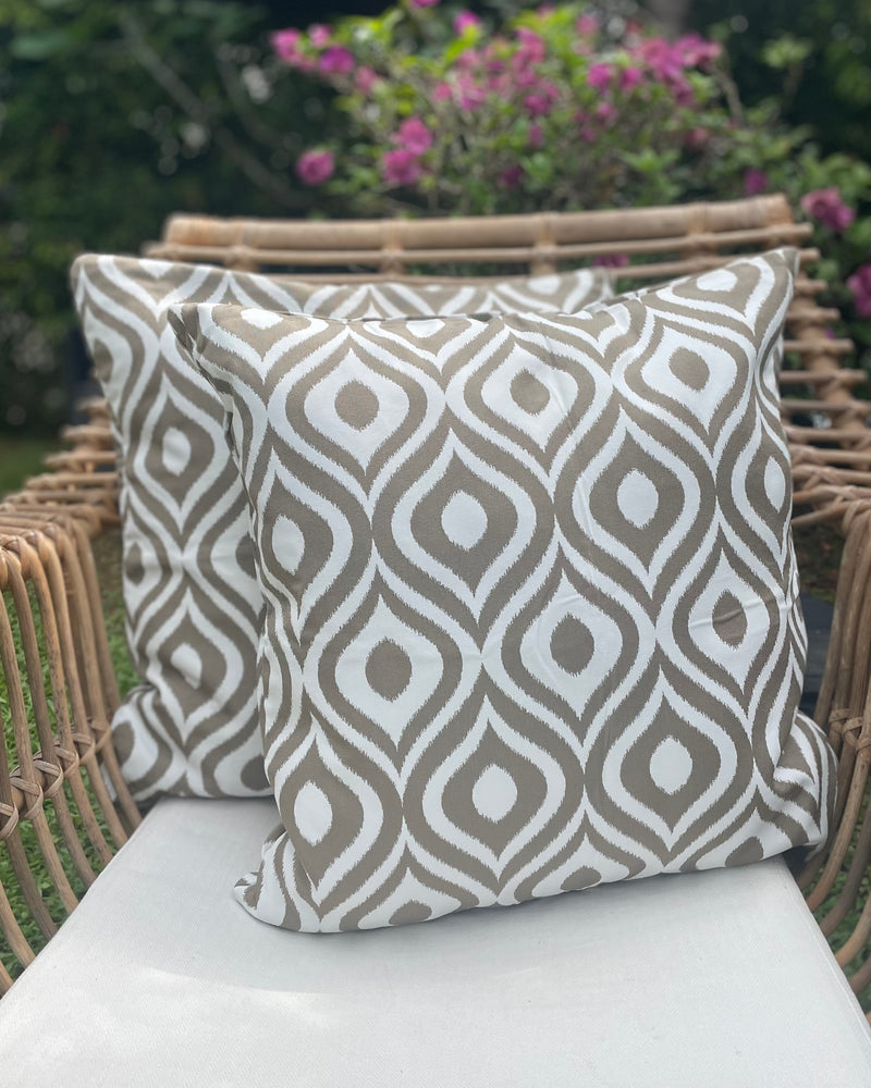 Cannes Outdoor Cushion Cover - Taupe