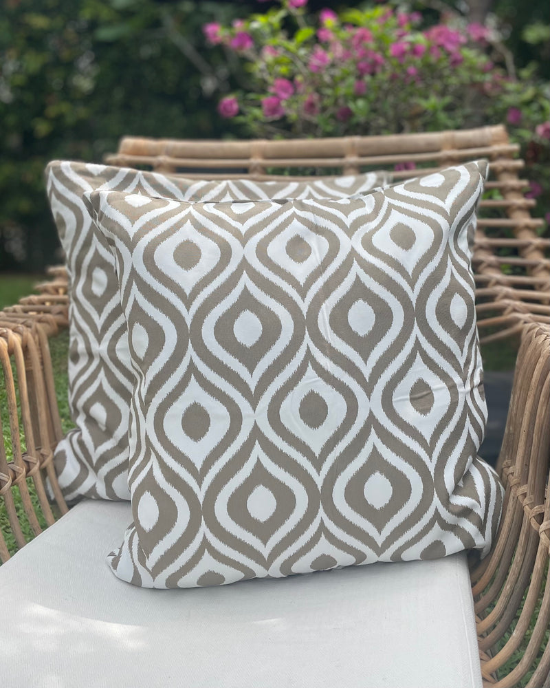 Cannes Outdoor Cushion Cover - Taupe